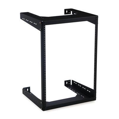 15U 18" Open Frame Wall Rack