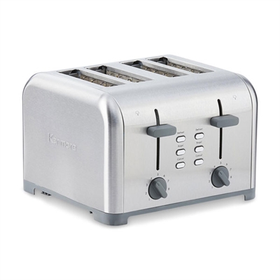 Toaster 4 Slice Stainless