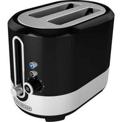 BD 2-Slice Toaster SS Wht