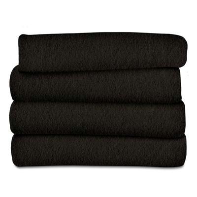 Fleece Heated Throw Walnut
