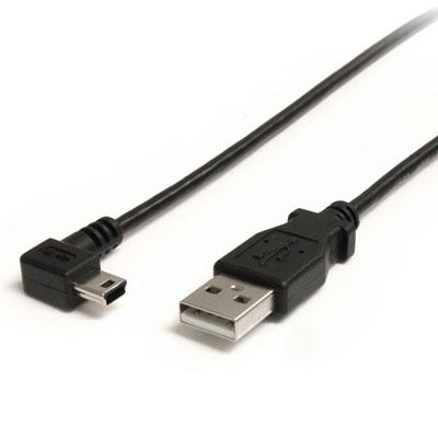 3' Right Angle Mini Usb Cable