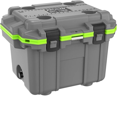 30Qt Elite Cooler Dkgry Grn