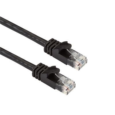 C6A 500 UTP PVC SL BK 7'
