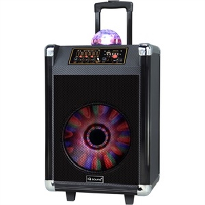 12" Rechrgbl BT DJ Spkr Blk